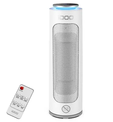 IDOO 2000W Electric Tower Heater Remote PTC Ceramic Heating White Oscillating • £29.99