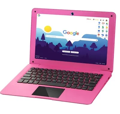 Windows 10 Laptop 10.1'' Quad Core Lightweight Mini Netbook PC Computer Pink • $149.99