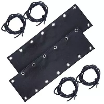 Motorcycle Vest Extenders Leather Side - Leather - 3 Sizes • $18