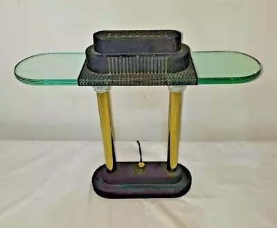 Robert Sonneman Kovacs Style Memphis Bankers Halogen Desk Lamp Mid-Century VTG • £72.98