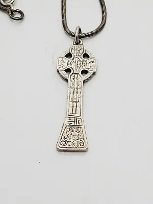 Vintage D.M.C. IRELAND Sterling  High Cross Pendant(61) • $26.50