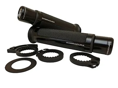 Kawasaki Z900 Barracuda Handlebar Racing Grips Black + Black Bar Ends • £75