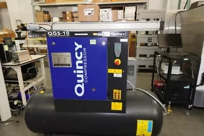 Quincy QGS-10 T120 Rotary Screw Compressor +Med Air Dryer + 120 Tank Hp +WARRNTY • $4500