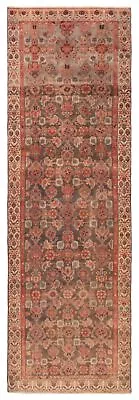 Vintage Hand-Knotted Area Rug 3'2  X 9'8  Traditional Wool Carpet • $415.80