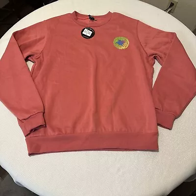 NWT MAUI AND SONS Men's MEDIUM Pullover Pink Crew Neck Sweatshirt Sweater NEW • $18.71