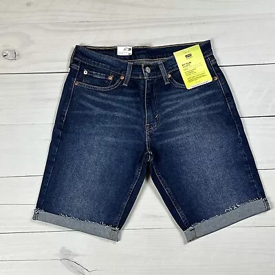 Levi's Men's 511 Performance Slim Cutoff Stretch Shorts Dark Wash Size 30 • $34.95