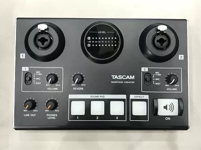 TASCAM US-42B Ministudio Creator Black Voice Effect River Effect Sound Revitaliz • $86