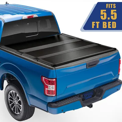 5.5FT For 2015-2023 Ford F150 FRP Hard Tri-Fold Tonneau Cover Truck Bed • $439