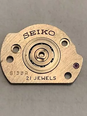 Seiko Auto Plate With Bearing For Cal 6138A 21j Part 193555 • $50