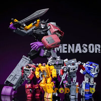 G1 Menasor MHZ Toys MH-MINI07 MS-BS34 Tigerwing Combiner Complete Set 5 Figures. • $106.94