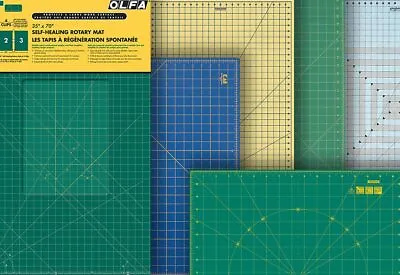 Olfa Rotary Cutting Craft  Rotating  Quilting Cutting Mats All Sizes • £15.41