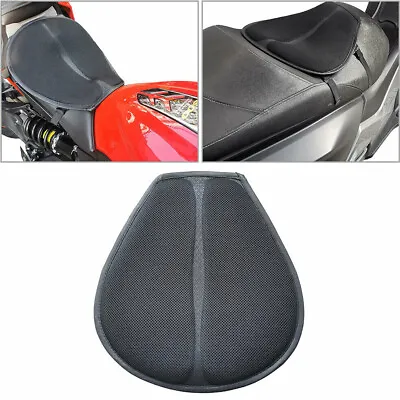 Motorcycle Gel Seat Cushion Cover Comfort Pillow Pad Pressure Relief Universal • $20.09