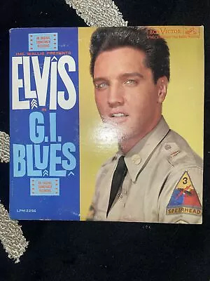 Elvis Presley GI Blues LPM 2256 Mono Black Label Dog On Top No Barcode VG+ • $19.99