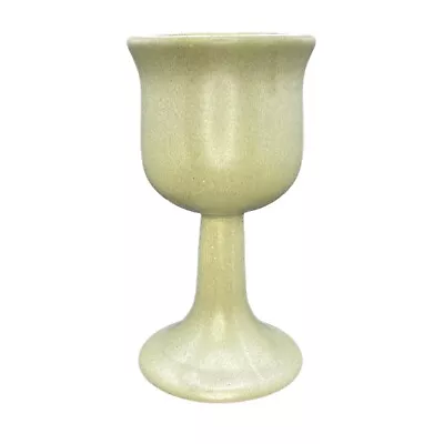 Mid-Century Modern Haeger 9.25  Sage Green Chalice Planter Vase • $16