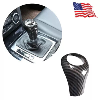 Carbon Fiber ABS Interior Gear Shift Knob Cover Trim For Benz W204 C E G GLS US • $9.58