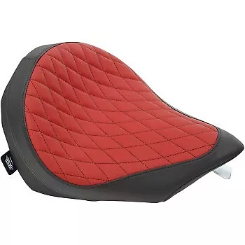 Drag Specialties 0810-1885 Red & Black Low-Profile Solo Seat Victory Vegas 03-17 • $351.95