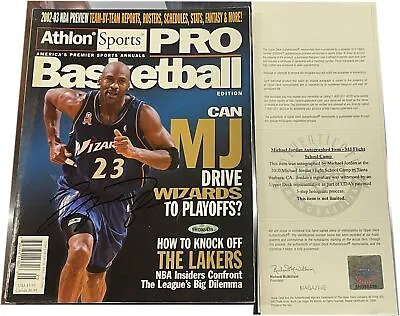 Michael Jordan Signed Autographed Magazine Athlon Sports Pro Basketball UDA • $2999.99