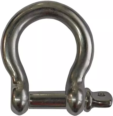 3/4  20mm Marinenow 316 Stainless Steel Bow Shackle For Anchor Towing Off Road • $34.81