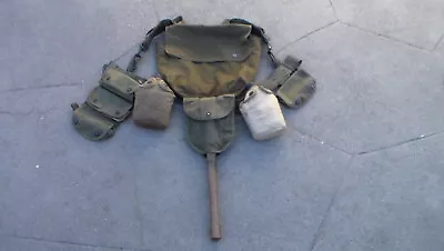 Old Relic US Vietnam War M-1956 Suspender Set Butt Pack Backpack   (USED) • $120