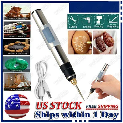 Cordless Electric Grinding Engraving Drill Pen Grinder Bit Speed Rotary Tools • $16.33