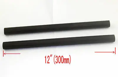 2Pcs 300MM Ebony Lumber 3/4  X 12 (20mm)Eog Stick Black DIY • $16.99