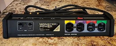 Monster Power HTS-1000 Surge Protector Home Theater Power Center 8 Outlet  • $35