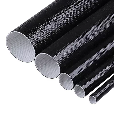 Fiberglass Silicone Sleeve Heat Shield Wrap Automotive Cable Wire Insulation Lot • $18.04