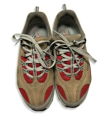 ^ MBT Women’s 400078-59 Red/Brown Toning Shape Up Rocker Shoes Size US 7.5 • $45.75