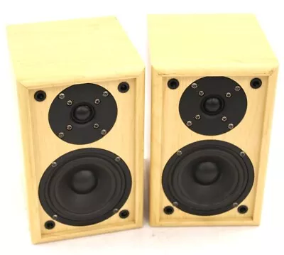 ACOUSTIC SOLUTIONS AV-20 MK2 Bookshelf Speaker Pair 90W 8 Ohms - N35 • £11.50