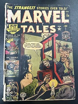Marvel Tales Vol. 1 # 108 August 1952 Golden Age 4.0 Vg • $55