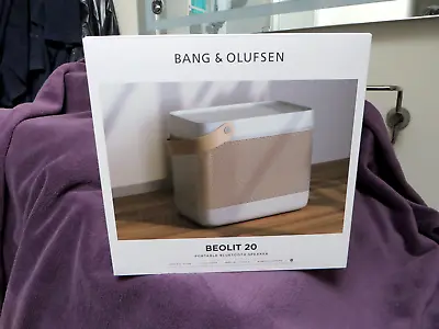 B&O Bang & Olufsen Beolit 20 Portable Bluetooth Speaker - Grey Mist • £440