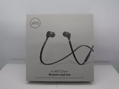 JAYS A-JAYS One+ Black In-Ear Only Headsets Earphones • £12