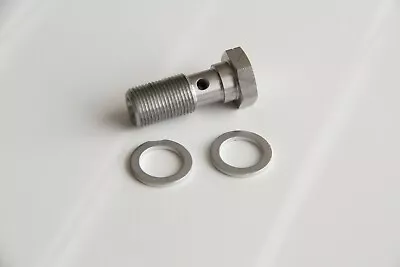 Stainless Steel Banjo Bolt STAINLESS M10X1.0 Metric Breake Adapter Fitting -20mm • $12.99