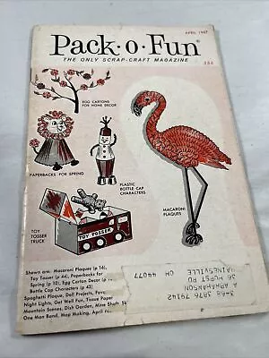 Pack O Fun Scrap Craft Magazine / April 1967 • $7