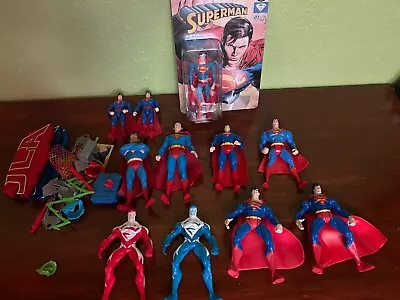 Superman DC Comics Figure Lot JLA Man Of Steel McFarlane NECA Kenner • $20