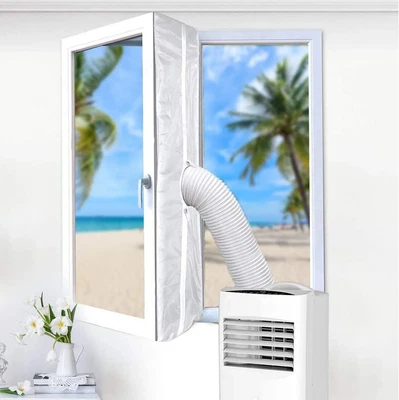 $18.89 • Buy 4M Airlock Portable AC Window Seal Kit For Mobile Air Conditioner Unit 4 Meters