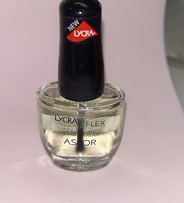 Astor By Margaret Astor Lycra Flex Nail Varnish 010 CRYSTAL SHINE TOP COAT • £3.99