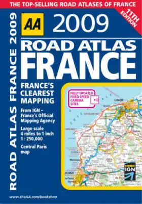 AA Road Atlas France (AA Atlases And Maps) AA Publishing Used; Good Book • £3.75