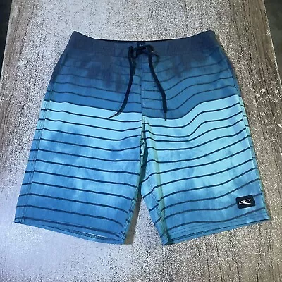 O’Neill Surf Striped Board Shorts Mens Size 32 #56710 • $11.99