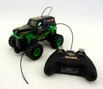New Bright Mini RC Monster Jam Grave Digger Purple Remote Control Truck 1:43 Toy • $29.99