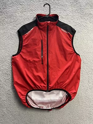 RLX Polo Sport Vest Mens L Red Full Zip Lightweight Windbreaker Jacket Golf • $39.90