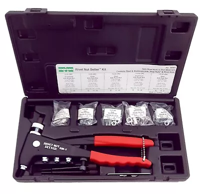 Marson 39301 Rivet Nut Setter Kit With Assorted Poly And Rivet Nuts • $139.99