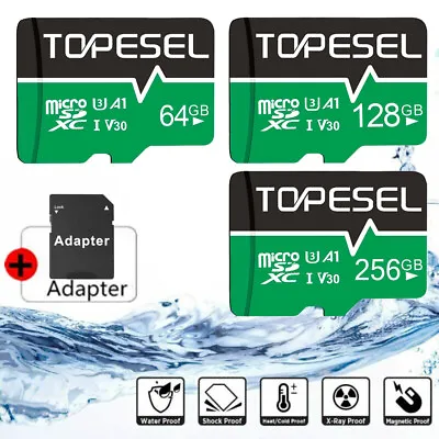 TOPESEL Micro SD Card 64GB 128GB 256GB Class 10 SDXC SDHC Memory Card Wholesale • $6.99