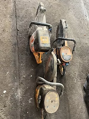 £200 • Buy 3x PARTNER K650 K750 PETROL DISC CUTTER Saw Husqvarna