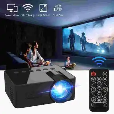 Portable Mini Projector 1080P LED Home Office Theater Cinema For Android IPhone • $36.99