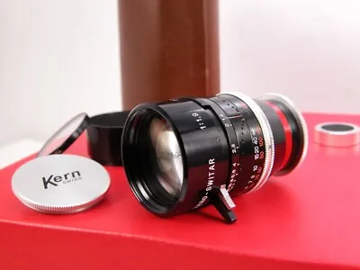 Beautiful Kern MACRO-SWITAR 75MM C-MOUNT LENS  Bolex 16mm RX Rex Reflex W/Extras • $999.95