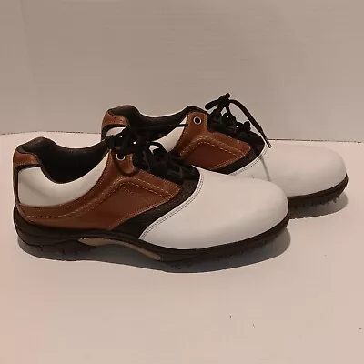 Footjoy Contour Series Mens Comfort Golf Shoes Leather 54108 Sz 8 1/2  8.5 M • $29.95