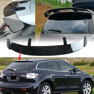 Universal Painted Rear Tailgate Roof Spoiler Window Wing Black For Mazda CX-7 • $87.19