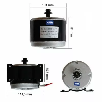 Electric Motor 24 V 250 W MY1025 E- Scooter HMParts Faster Shipping • £65.15