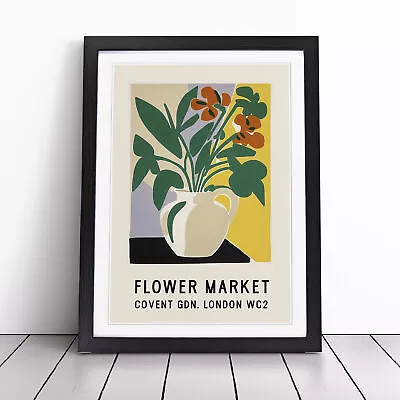 Covent Garden Flower Market Exhibition No.4 Wall Art Print Framed Canvas Picture • £14.95